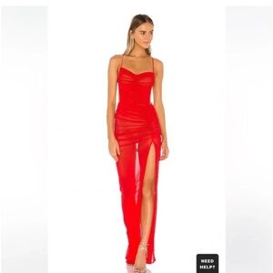 Michael Costello x Revolve Follie Gown Maxi Dress Size M